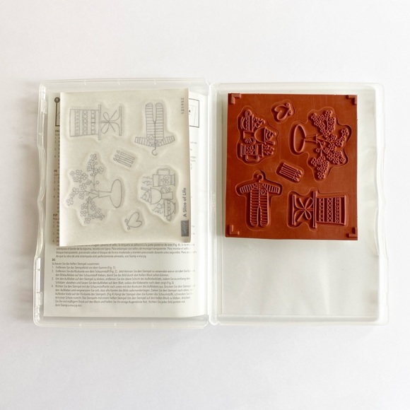 Stampin' Up A Slice Of Life Mount Stamps Set - Picture 2 of 3